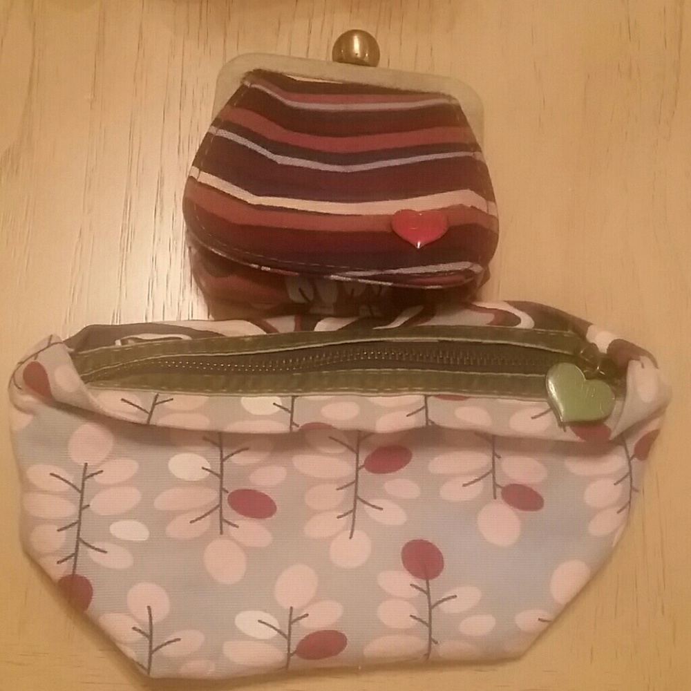 Gap makeup bag and coin purse